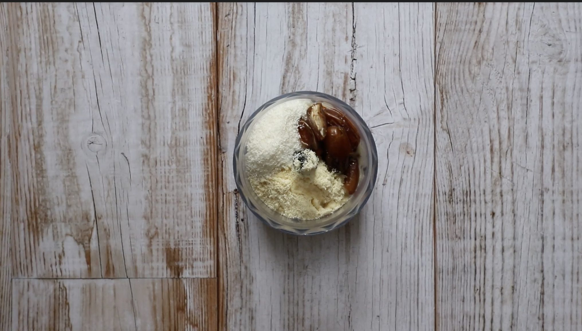 paso 1 postre sin azúcar twix fit