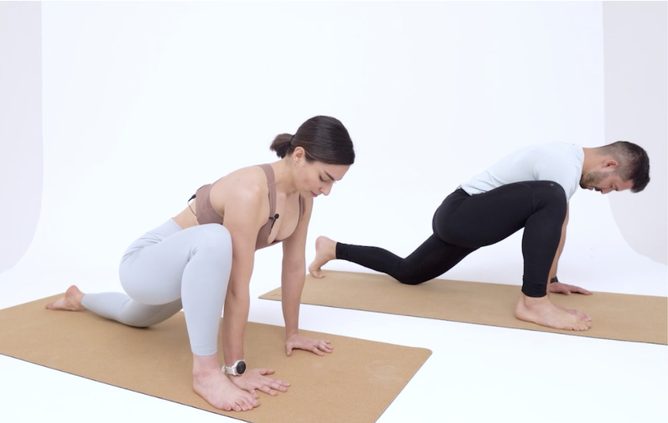 estiramiento descanso trabajo flexor de cadera