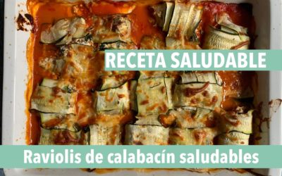 La nueva versión de raviolis saludable y fácil: raviolis de calabacín
