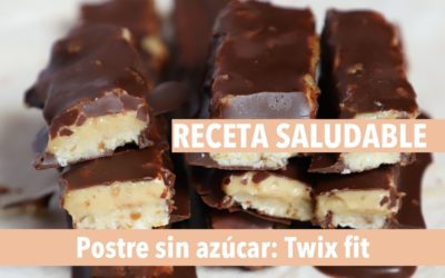 Postre sin azúcar: receta de Twix fit