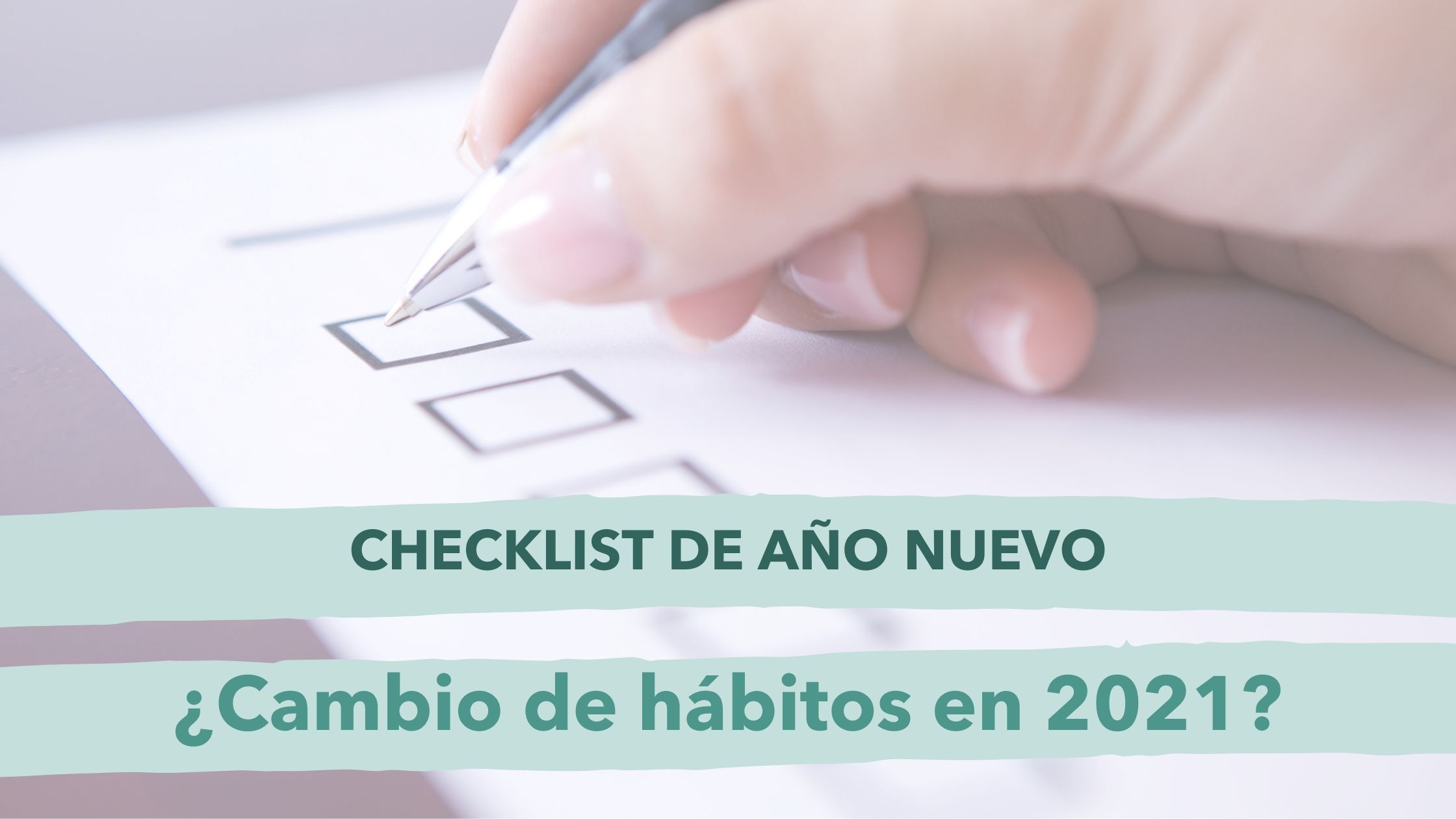 checklist cambio de hábitos