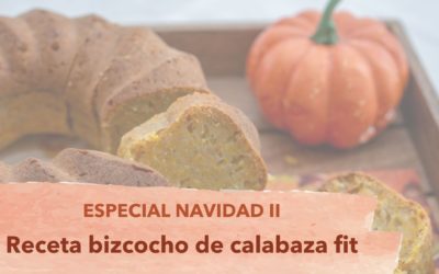 Bizcocho de calabaza fit: bizcocho saludable para pecar sin remordimientos