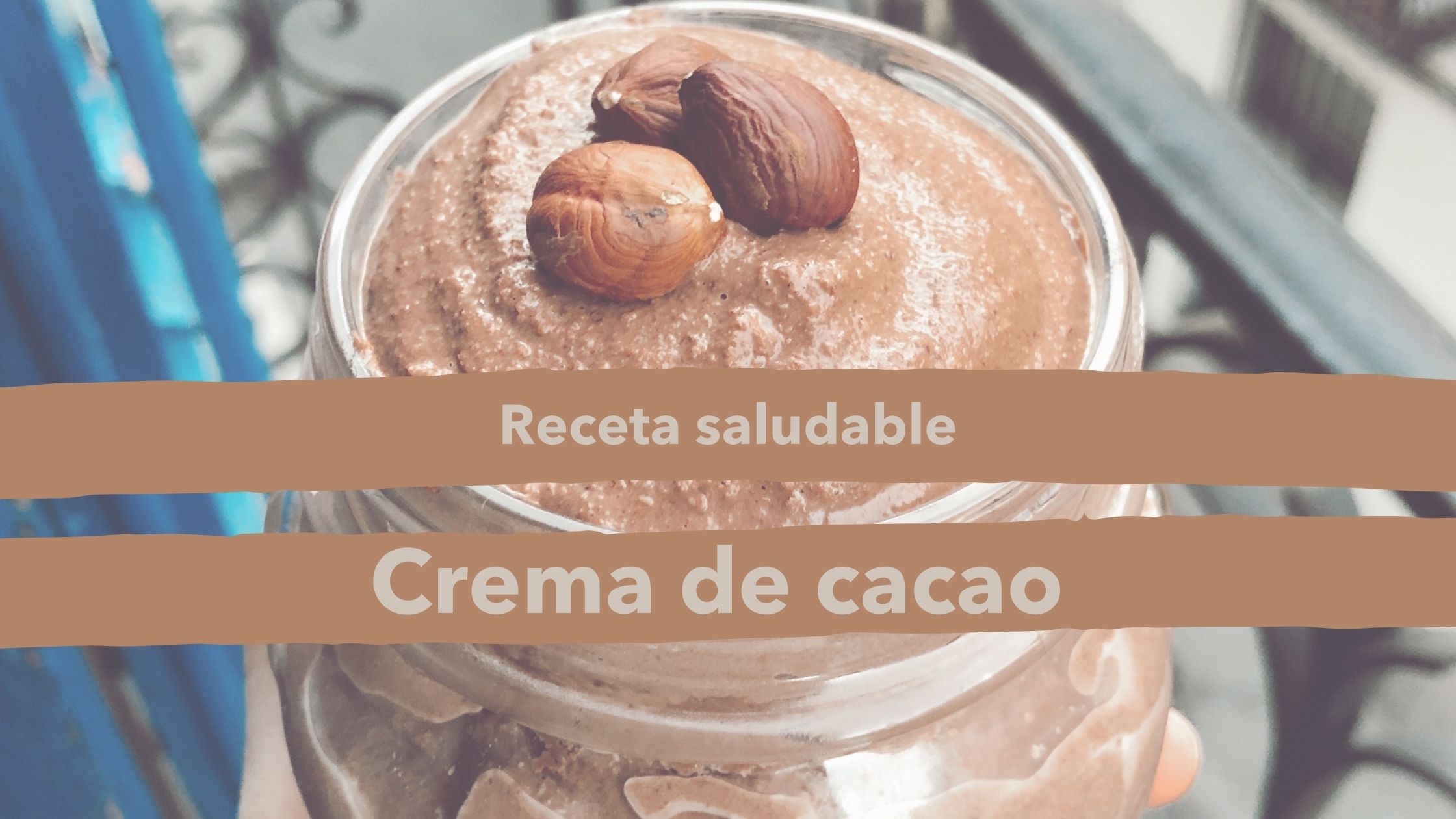 receta de crema de cacao saludable