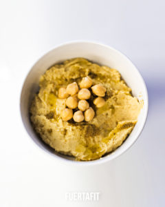 recceta de hummus casero y saludable