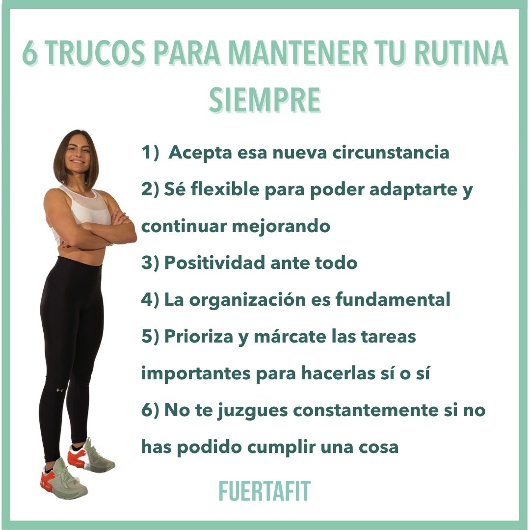 trucos rutina saludable en verano