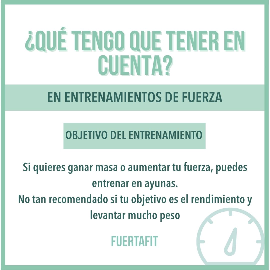 qué hay que tener en cuenta al entrenar en ayunas