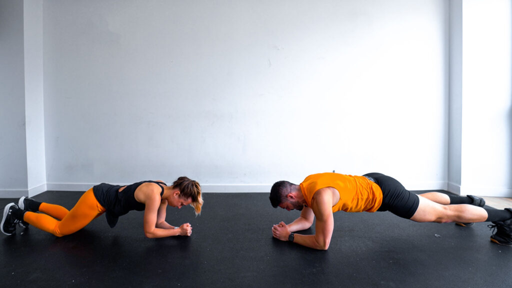 plancha abdominal frontal